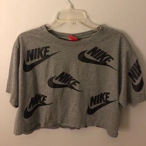 Nike graphic crop top